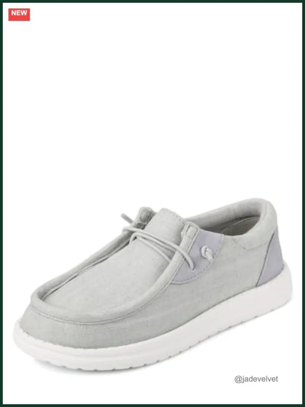 Boys Casual Slip On Loafers - Cotton Canvas